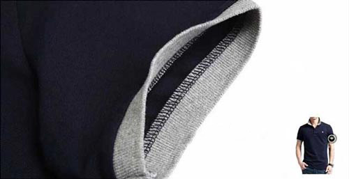 T恤衫訂做款袖口細節圖